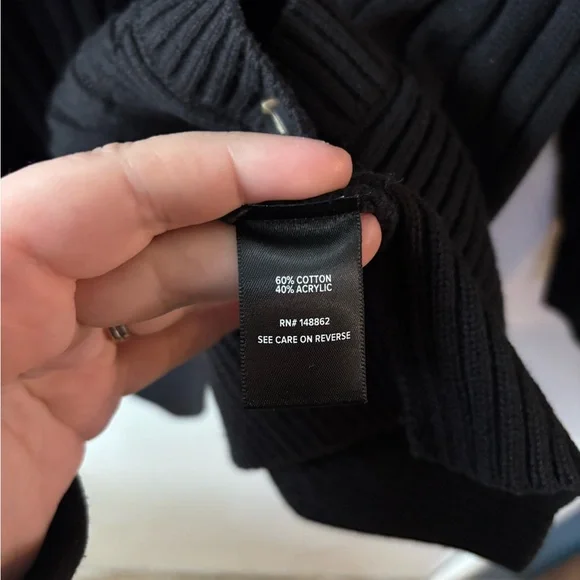 Torrid Black Button Up Ribbed Cardigan - Picture 6 of 6